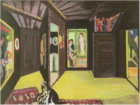 Ernst Ludwig Kirchner - Bergatelier - 1937