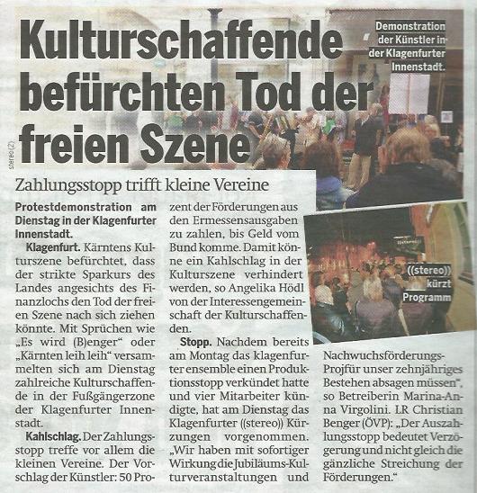 Kurier Bericht