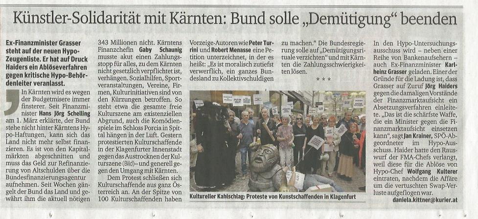 Kurier Bericht