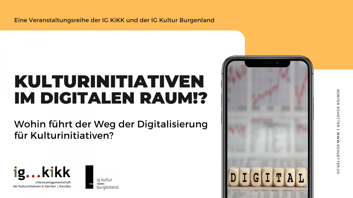 Veranstaltungsreihe Kulturinitiativen im digitalen Raum
