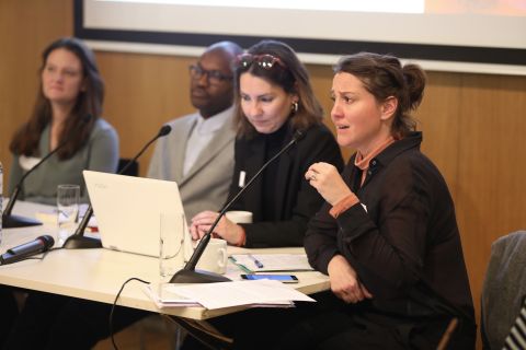 Alina Zeichen beim UNESCO Talk Kulturpolitik neu denken.