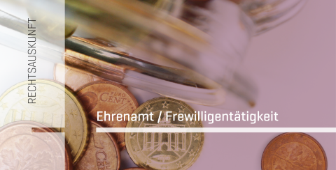 Symbolbild: Möglichkeiten der finanziellen Aufwandsentschädigung / Anerkennung ehrenamtlicher Tätigkeit